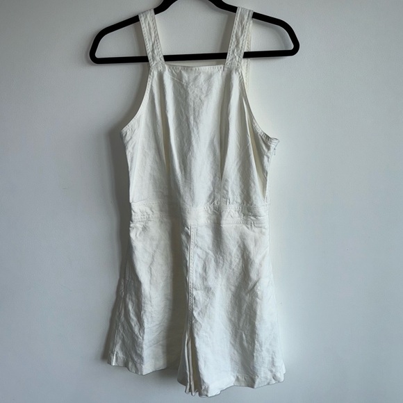 NWT Polo by Ralph Lauren White Turkish Hemp Cotton Romper - Picture 4 of 8